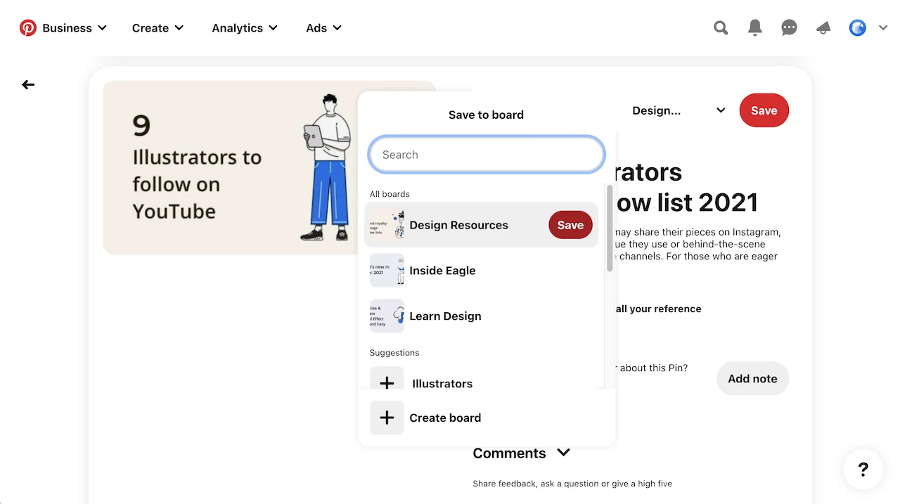 Images from Pinterest Collect images